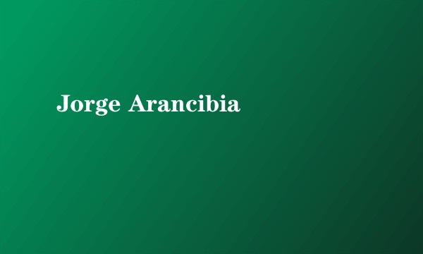 Jorge Arancibia