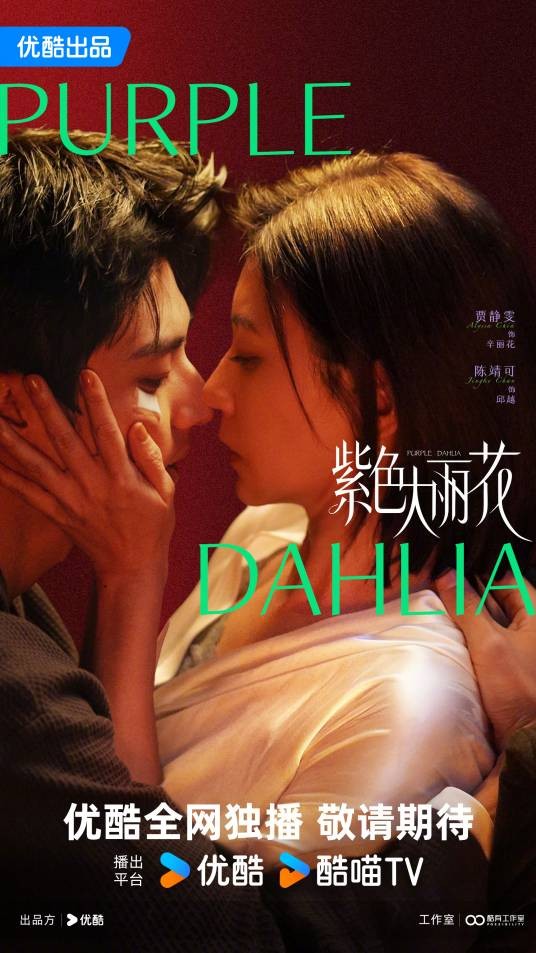 紫色大丽花