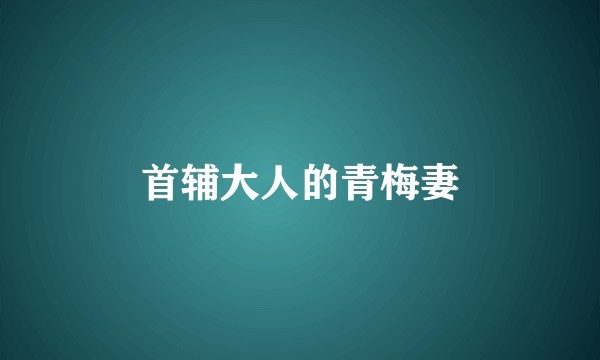 首辅大人的青梅妻
