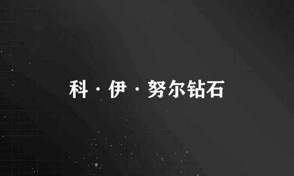 科·伊·努尔钻石