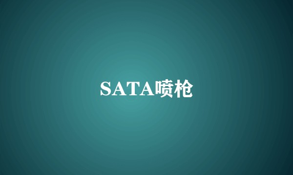 SATA喷枪