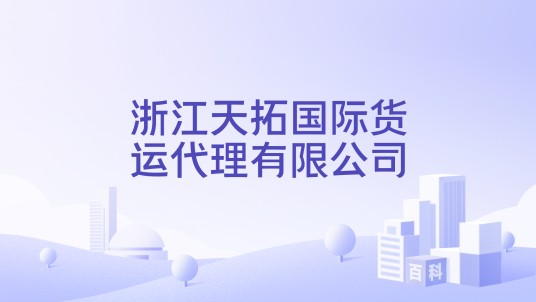 浙江天拓国际货运代理有限公司