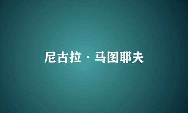 尼古拉·马图耶夫