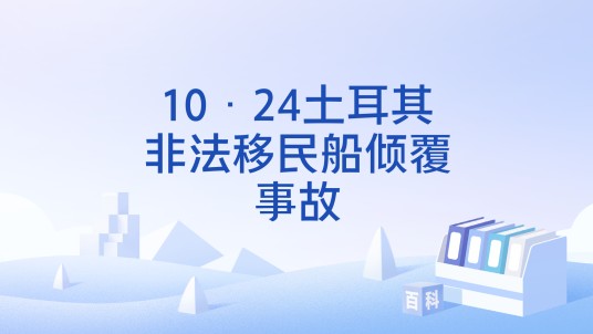 10·24土耳其非法移民船倾覆事故