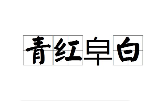 青红皁白