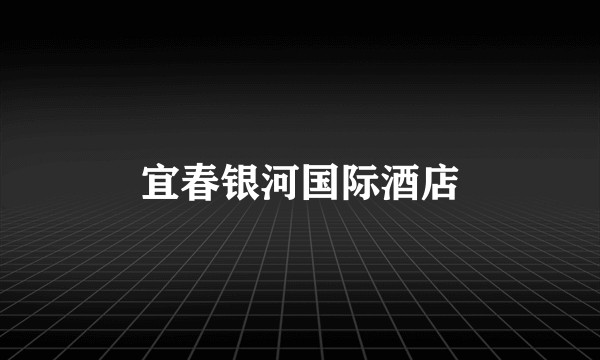 宜春银河国际酒店