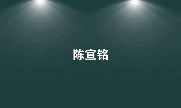 陈宣铭
