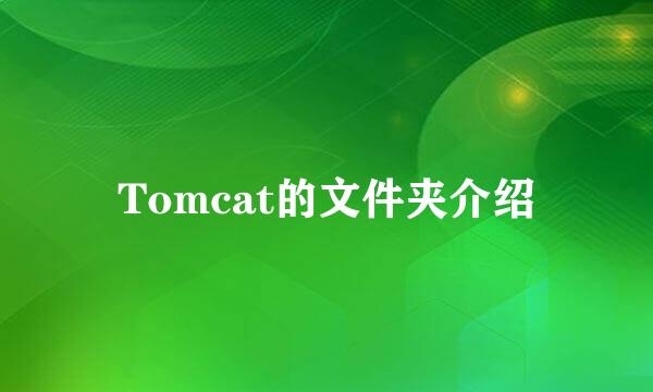Tomcat的文件夹介绍