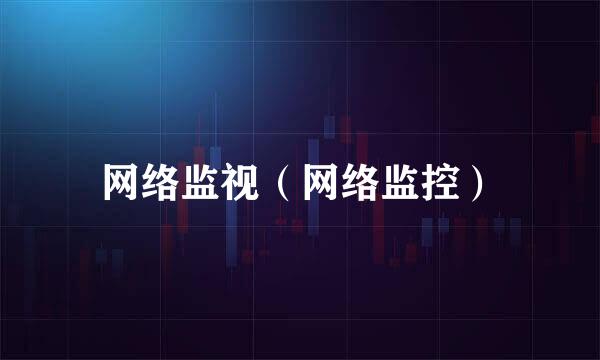 网络监视（网络监控）