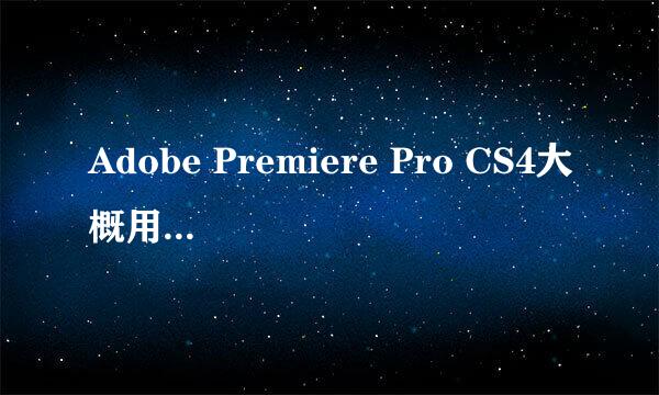 Adobe Premiere Pro CS4大概用于什么地方