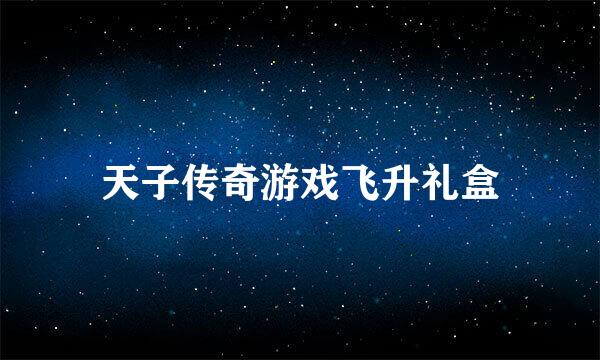 天子传奇游戏飞升礼盒