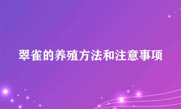 翠雀的养殖方法和注意事项
