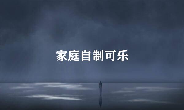 家庭自制可乐