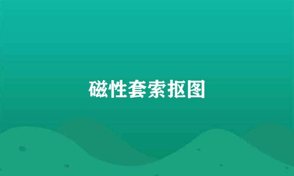 磁性套索抠图