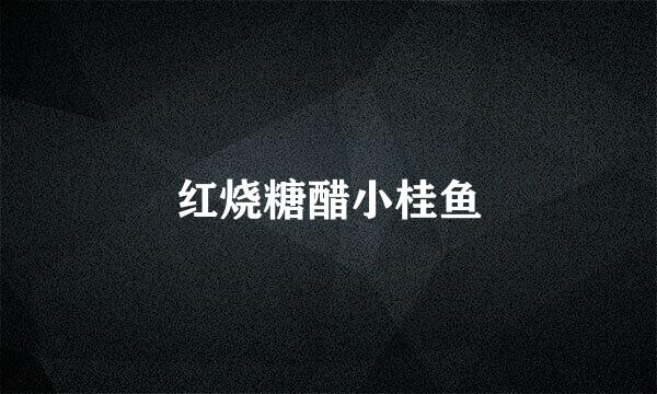 红烧糖醋小桂鱼