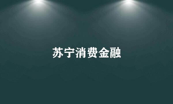 苏宁消费金融