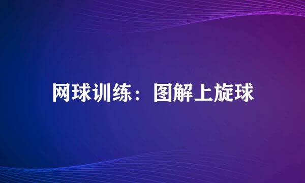 网球训练：图解上旋球