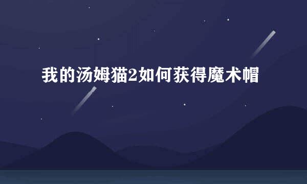 我的汤姆猫2如何获得魔术帽