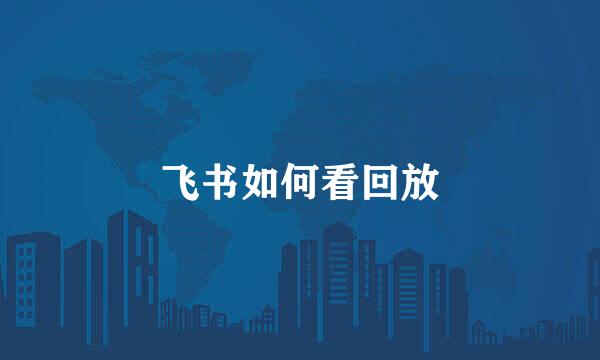 飞书如何看回放