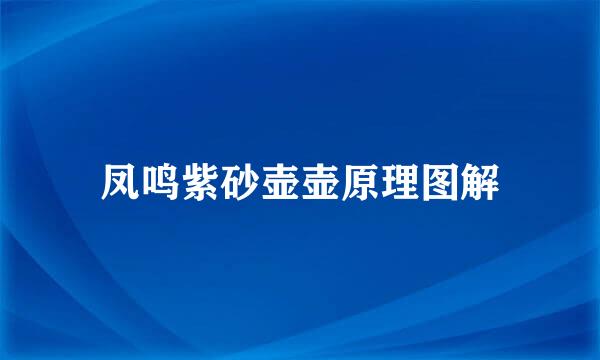 凤鸣紫砂壶壶原理图解