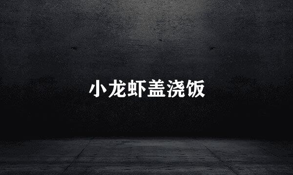 小龙虾盖浇饭