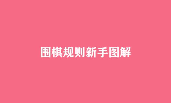 围棋规则新手图解