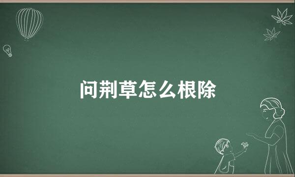 问荆草怎么根除