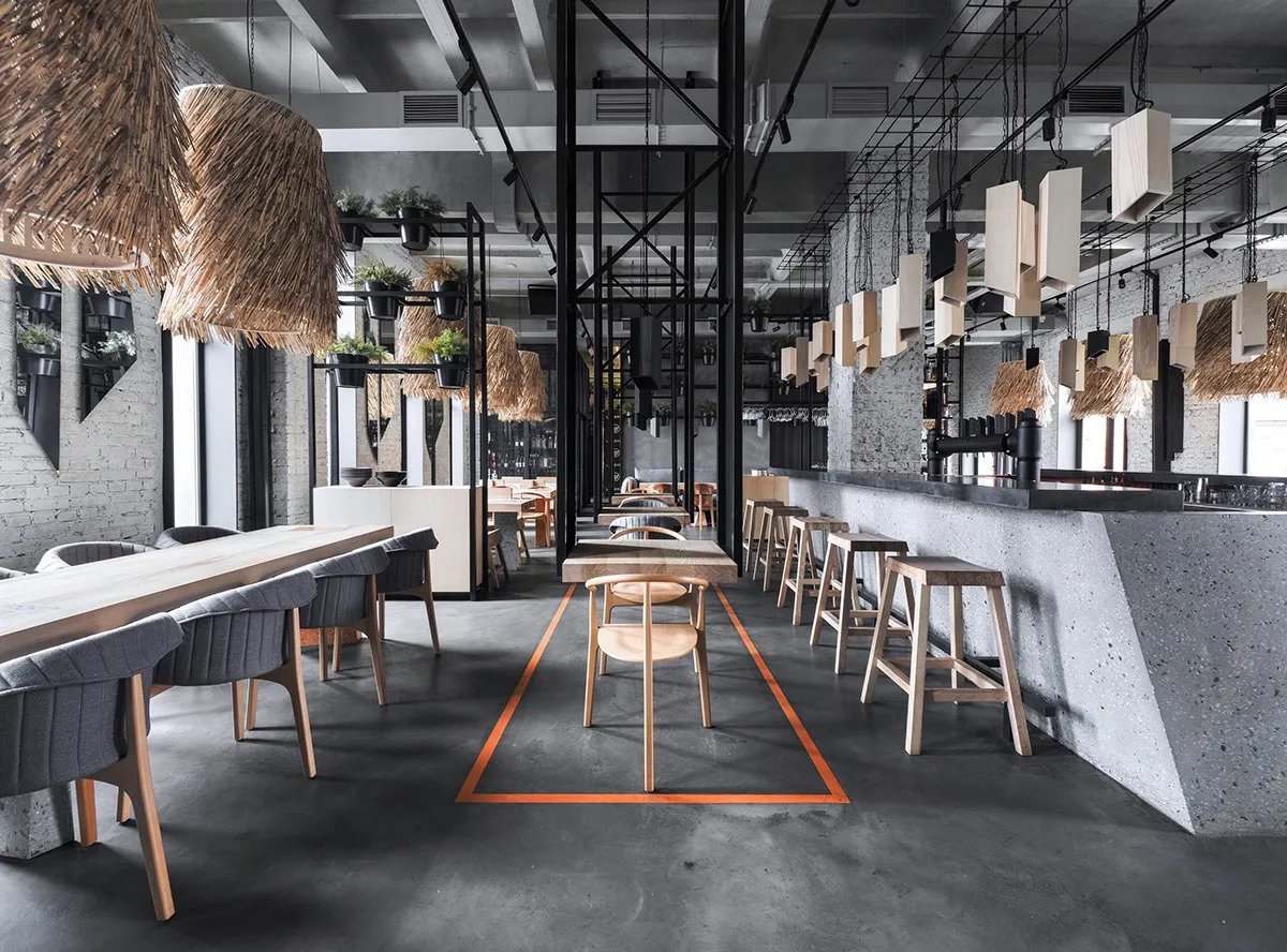俄罗斯Lodbrok现代北欧餐厅 | DA. bureau