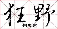 狂野