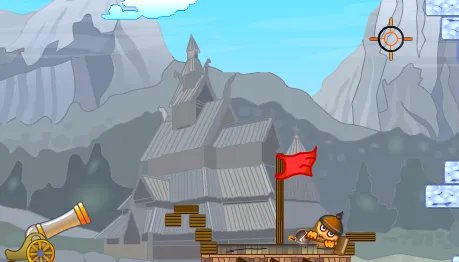 大炮轰小人2第三关和第四关攻略