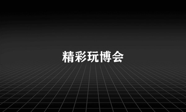 精彩玩博会