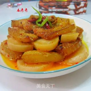 咸萝卜蒸米粉肉