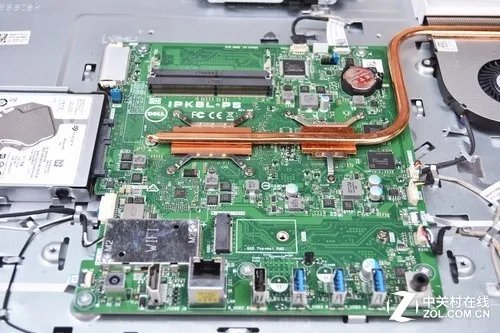 双硬盘双内存 戴尔灵越24-3477拆机图赏