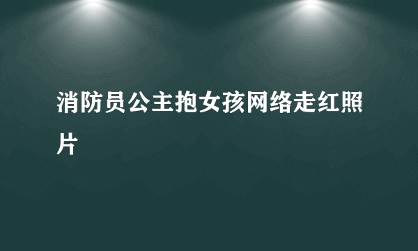 消防员公主抱女孩网络走红照片