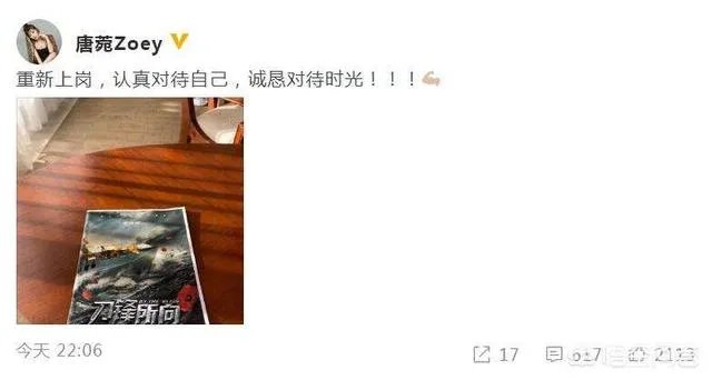 唐菀与曹云金离婚后迅速复出拍戏,你怎么看?
