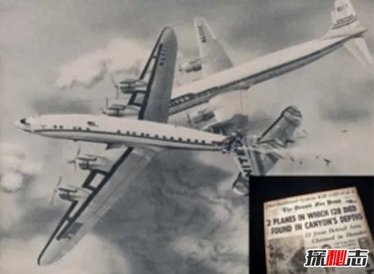 1956年大峡谷空中相撞事件,改写航空史的空难(无人生还)