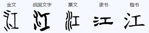江的笔顺怎么写
