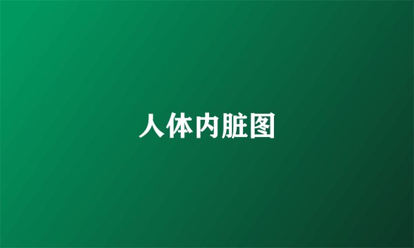 人体内脏图
