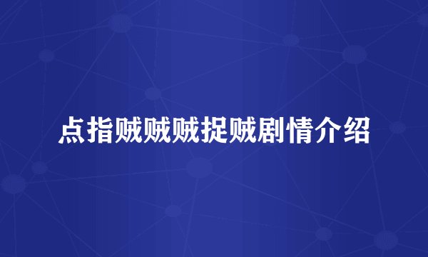 点指贼贼贼捉贼剧情介绍