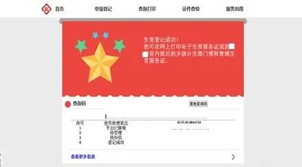 计划生育登记网上查询