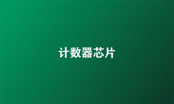 计数器芯片