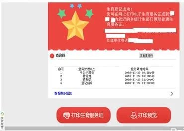 计划生育登记网上查询