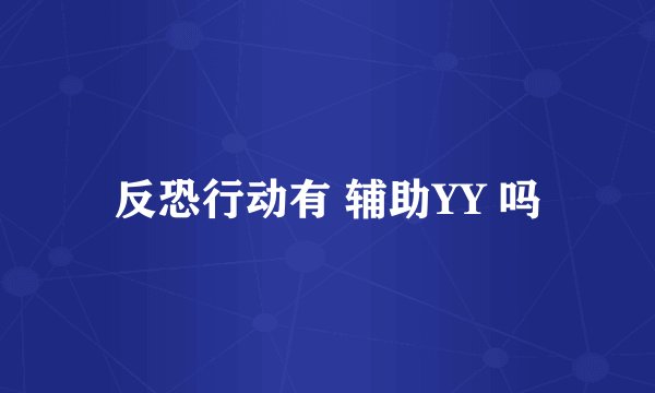 反恐行动有 辅助YY 吗