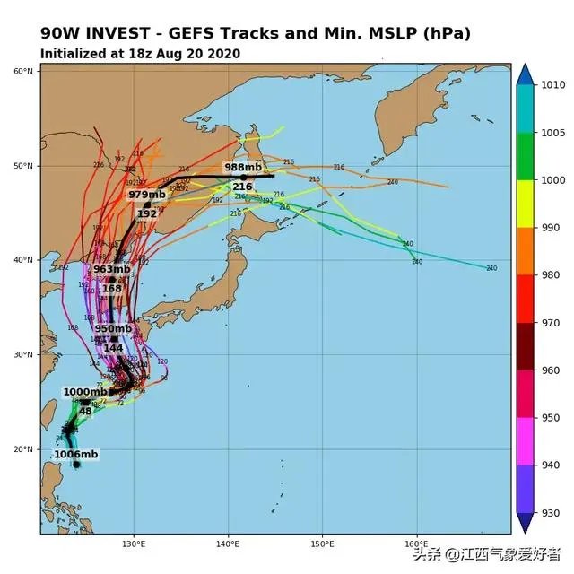 2020年8号台风巴威什么时候来,会影响我国吗?