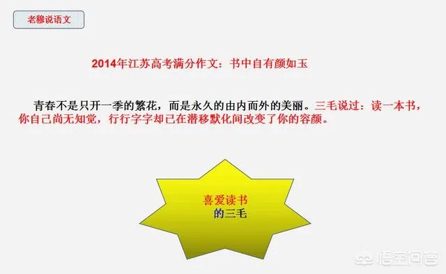 历年满分作文中,好像都有三毛的影子,如何才能把三毛写进作文呢?