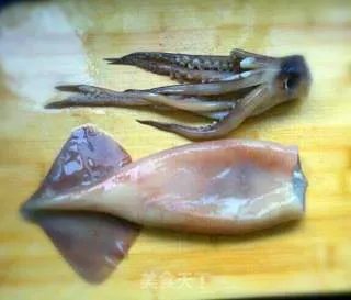 鲜鱿鱼炒白菜