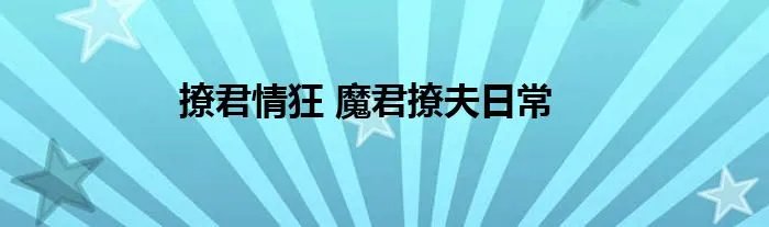 撩君情狂 魔君撩夫日常