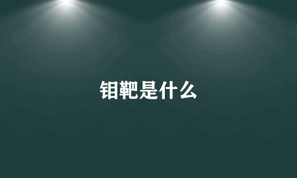 钼靶是什么