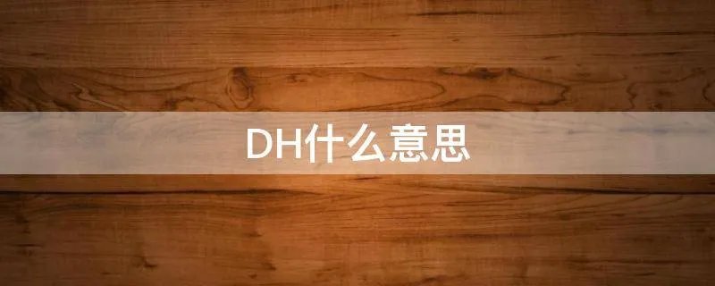 DH什么意思
