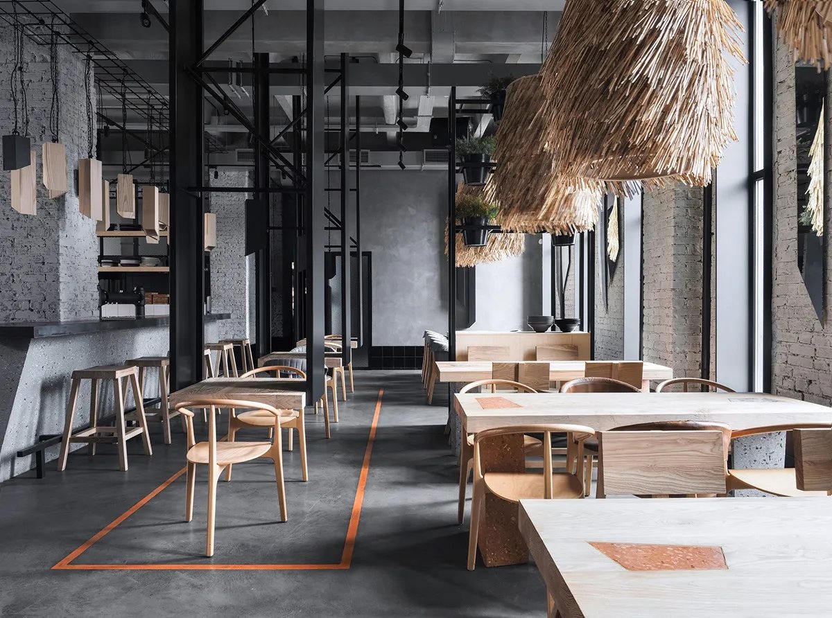 俄罗斯Lodbrok现代北欧餐厅 | DA. bureau